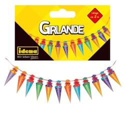 Idena Girlande Schulstart 12 Schultüten 200cm
