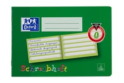 Oxford Schreibheft Lineatur 0 liniert 16 Blatt grün DIN A5 quer