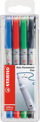 STABILO Folienstifte OH Pen F 0,7mm non-permanent