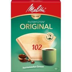 Melitta Kaffeefilter Aroma 102 Naturbraun 80 St. 