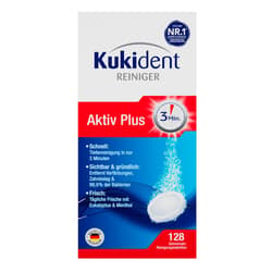 Kukident Aktiv Plus Zahnersatzreinigungstabletten