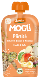 Mogli Bio Quetschie Pfirsich Maracuja