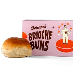 Bekarei Brioche Buns L 4 Buns