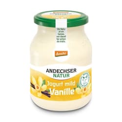 Andechser organic demeter yoghurt vanilla 3.8% (MOREWEG)