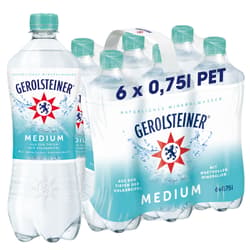 Gerolsteiner Medium 6x0,75 l PET (EINWEG)