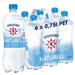 Gerolsteiner Naturell 6x0,75 l PET (EINWEG)
