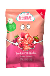 FruchtBar Bio-Knusper Früchte, Erdbeere, Himbeere