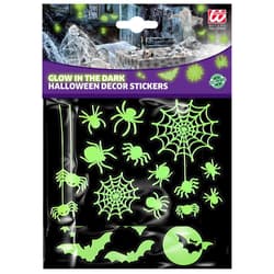 Decorative Glowing Glow in the Dark Halloween Sticker 21x15cm