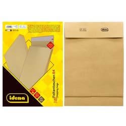 Idena brown filing envelopes DIN B4, pack of 10