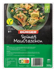 Bürger spinach maultaschen 6 pieces
