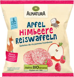 Alnatura organic ricecake apple - rasberry