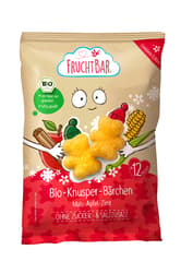 FruchtBar - Bio-Knusper-Bärchen, Mais,Apfel, Zimt