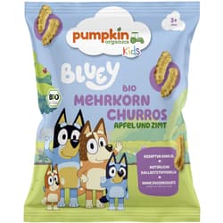 Pumpkin Organics Bluey Bio Mehrkorn Churros Apfel und Zimt