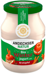 Andechser BIO Winter-Yogurt mild Baked Apple 3. 8%