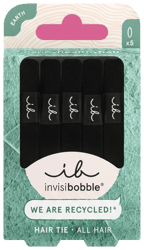 invisibobble HAIR TIE Black 5pcs