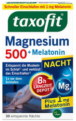 Taxofit Magnesium 500+Melatonin Night 30 Tablets