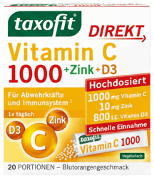 Taxofit Vitamin C 1000 Direct Granules 20 pieces