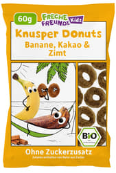 Freche Freunde Kids Bio crispy donuts banana, cacao, cinnamon