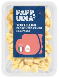 Pappudia Tortellini prosciutto crudo egg pasta