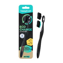 Happybrush Eco Change toothbrush with interchangeable head system color mix