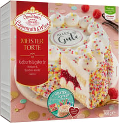 Coppenrath & Wiese Meistertorte Geburtstagstorte Himbeer & Bourbon-Vanille