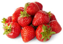 Erdbeeren, Schale