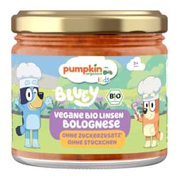 Pumpkin Organics Bluey Vegan Organic Lentil Bolognese