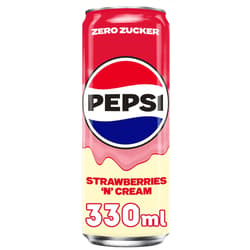 Pepsi Zero Strawberry & Cream Soda (EINWEG)