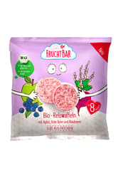 Fruchtbar organic rice cake apple, red beet and blueberry