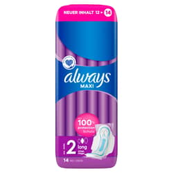 Always Maxi Damenbinden Long Mit Flügel