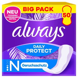 Always Daily Protect Normal Geruchskontrolle Slipeinlagen