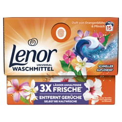 Lenor All-in-1 PODS Orangenblüte & Pfirsich 15WL
