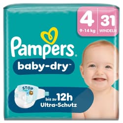 Pampers Baby-Dry Windeln Gr. 4 Maxi, Single Pack, 9-14kg