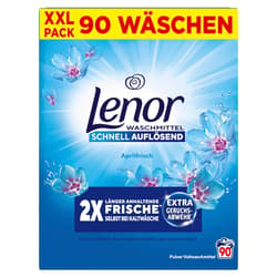 Lenor Vollwaschmittel Pulver Aprilfrisch 90WL