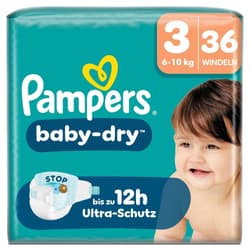 Pampers Baby-Dry Windeln Gr. 3 Midi, Single Pack, 6-10kg
