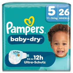 Pampers Baby-Dry Windeln Gr. 5 Junior, Single Pack, 11-16kg
