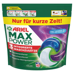 Ariel MaxPower Colorwaschmittel Flüssig Pods 40WL