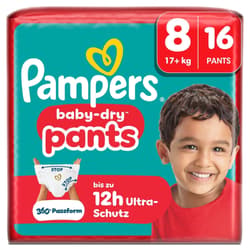 Pampers Baby-Dry Pants Windeln Gr. 8 Extra Large, Single Pack, 17+kg