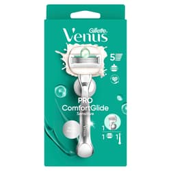Venus Gillette Rasierer Pro ComfortGlide Sensitive mit Ersatzklinge + Duschhänger