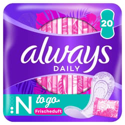 Always Daily Fresh Normal Einzeln Verpackt, Mit Frischeduft