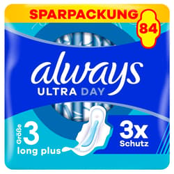 Always Ultra Damenbinden Night mit Flügeln Monatspaket, (3 x 28)