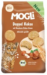 Mogli Bio Doppel Kekse Haselnuss Kakao