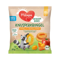 Milupa BIO Entdeckerbande – Knusperkringel Tomate und Karotte-Kürbis