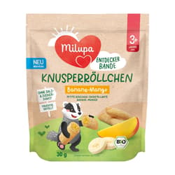 Milupa Entdeckerbande – Banana-Mango Crispy Rolls