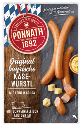Ponnath 1692 Original Bavarian Cheese sausage