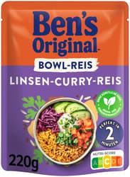 Bens Original  Express Bowl-Reis Linsen Curry
