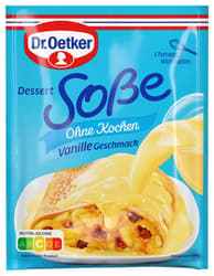 Dr. Oetker Soße ohne Kochen Vanille-Geschmack