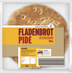Gab Fladenbrot/Pide aus dem Steinofen