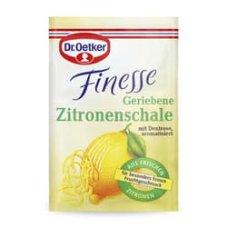 Dr. Oetker Finesse Geriebene Zitronenschale