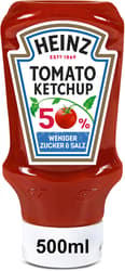 Heinz Tomato Ketchup 50% less sugar & salt